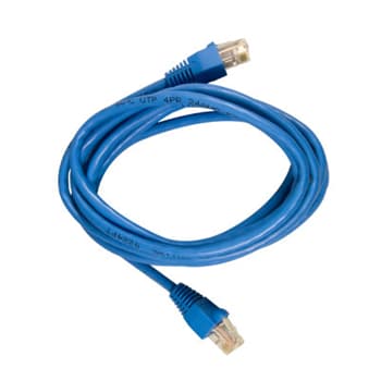 Pass & Seymour / Legrand - On-Q AC3625-BE-V1 4-Pair 25 Foot 24 AWG RJ45 Category 6 Blue Polycarbonate Patch Cord