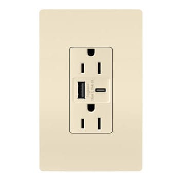 Pass & Seymour / Legrand - P&S R26USBAC6LA RAD A/C FAST CHARG