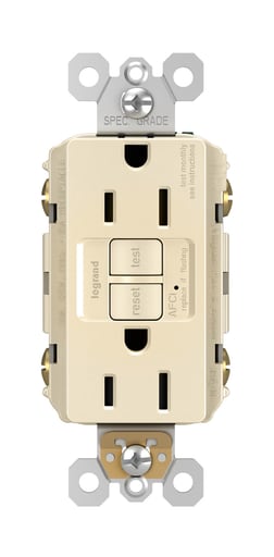 Pass & Seymour / Legrand - Pass & Seymour AF152TRLA 15A 125V Tamper-Resistant Arc-Fault Circuit Interrupter - Light Almond