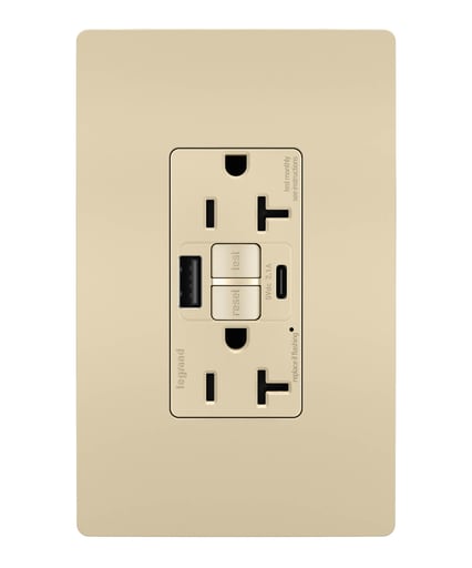 Pass & Seymour / Legrand - P&S 2097TRUSBACI SELF-TEST GFCI REC