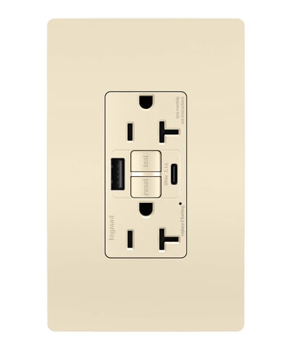 Pass & Seymour / Legrand - P&S 2097TRUSBACLA SELF-TEST GFCI RE