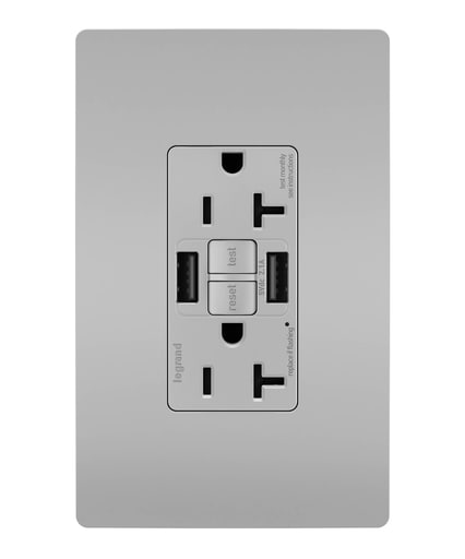 Pass & Seymour / Legrand - P&S 2097TRUSBAAGRY SELF-TEST GFCI R