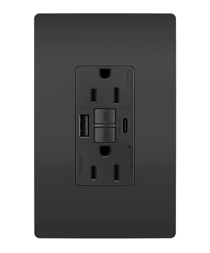 Pass & Seymour / Legrand - P&S 1597TRUSBACBK SELF-TEST GFCI RE