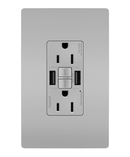 Pass & Seymour / Legrand - P&S 1597TRUSBAAGRY SELF-TEST GFCI R