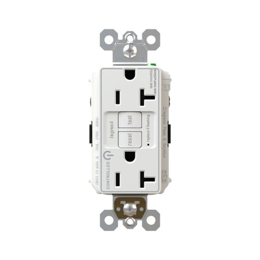 Pass & Seymour / Legrand - P&S 2097TRCDW SELF-TEST GFCI RECEP