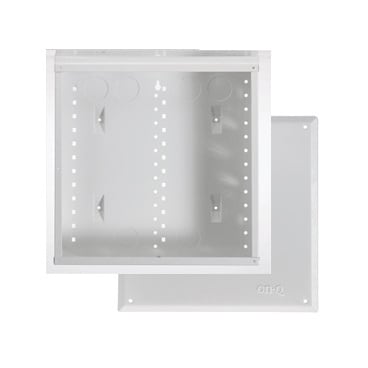 Pass & Seymour / Legrand - On-Q EN1400 14.3 x 3.7 x 14.1 Inch Powder Coated Glossy White Screw-On Cover Enclosure