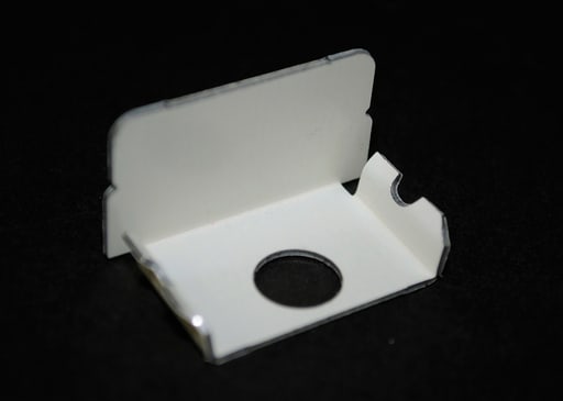 The Wiremold Co - Wiremold WH2010B White Steel Blank End Fitting