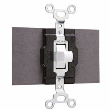 Pass & Seymour / Legrand - Pass & Seymour 1250-W Manual Controller, Single Pole, Double Throw, 15A 120/277V, Momentary Contact - White