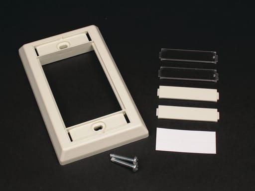 The Wiremold Co - Wiremold CM-SFP CM-Series Single-Gang Faceplate