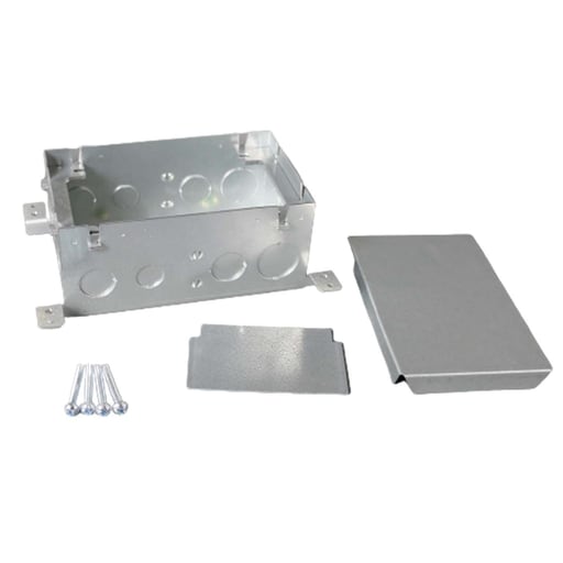 The Wiremold Co - Wiremold 880S2 2-Gang Stamped Steel Floor Box, OmniBox
