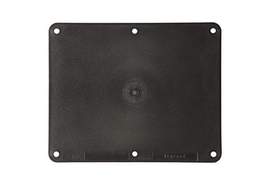 Pass & Seymour / Legrand - P&S 3265BK 2G BLACK BLANK COVER PLA