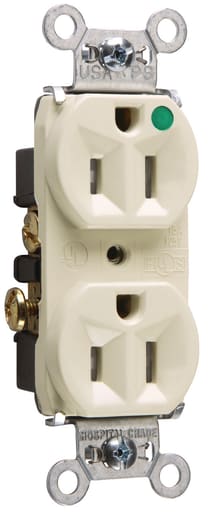 Pass & Seymour / Legrand - P&S TR8200HLA TR COMPACT HG DUP REC