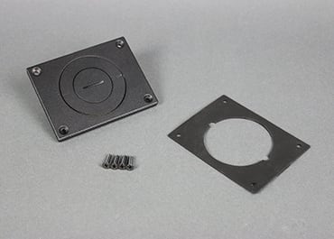 The Wiremold Co - Wiremold 829CKAL-1GY Communications Cover Plate