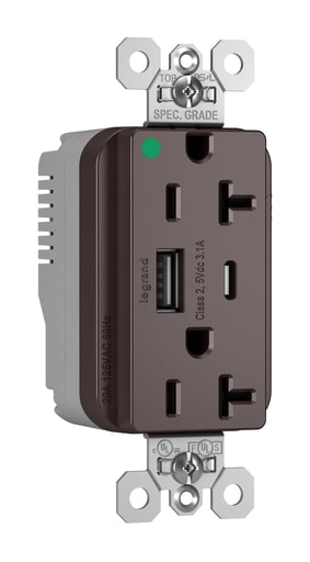 Pass & Seymour / Legrand - P&S PTTR20HACUSB PLUGTAIL 20A HG HY