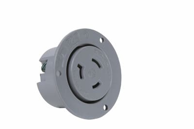 Pass & Seymour / Legrand - Pass & Seymour L620-FO Turnlok Flanged Outlet, 3wire, 20A 125V