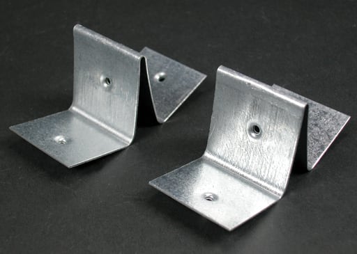 The Wiremold Co - Wiremold AL3301D 3 x 1-1/2" Satin Anodized Aluminum Galvanized Steel 1-Channel Raceway Divider Clip