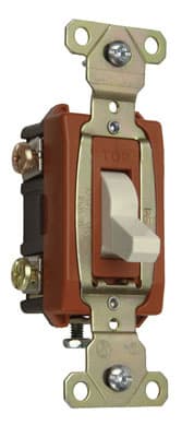 Pass & Seymour / Legrand - Pass & Seymour PS372030-W Canadian 3way Switch, Back & Side Wire, 20A 347V - White