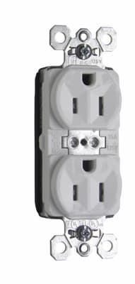 Pass & Seymour / Legrand - P&S PTTR5262W DUP RECEP TR 15A 125V
