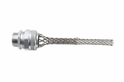 Pass & Seymour / Legrand - Pass & Seymour CG1016 0.875 to 1 Inch Stainless Steel Straight Male Double Weave Cord Grip