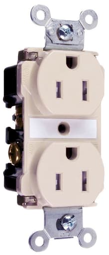 Pass & Seymour / Legrand - P&S TR62LA TAMPER OUTLET 15A 125VAC