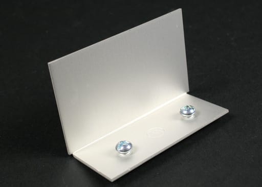 The Wiremold Co - Wiremold AL3310B 2-7/8 x 1-13/16" Satin Anodized Aluminum 1-Channel Raceway Blank End