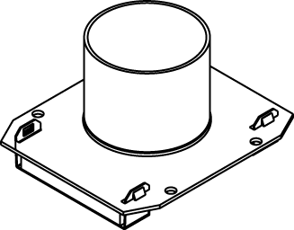 The Wiremold Co - Wiremold 22CHA 2" 2-Gang Conduit Bottom Housing Assembly