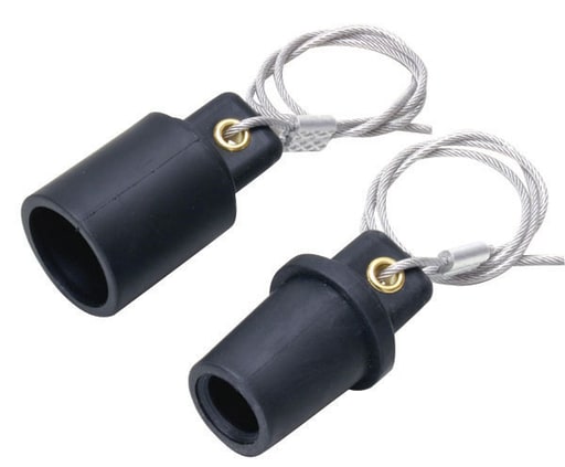 Pass & Seymour / Legrand - Pass & Seymour PS40-FC-BK Female Cam Device, 16 Protective Caps - Black
