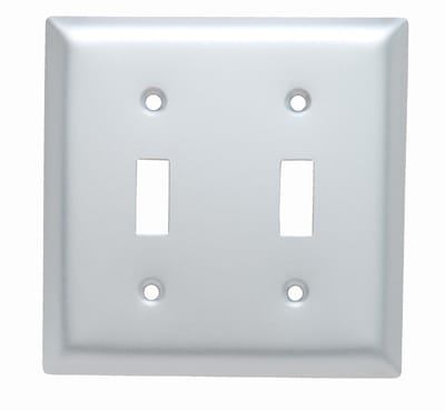 Pass & Seymour / Legrand - P&S SA2 SMOOTH ALUMINUM 2G 2 TOGGLE