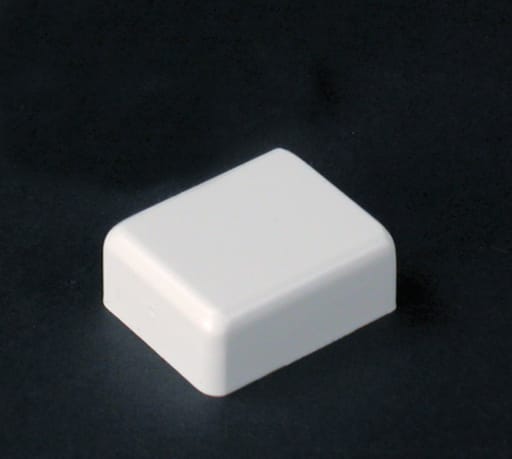 The Wiremold Co - Wiremold 2710B-WH Uniduct 2700-Series Blank End Fitting Fitting