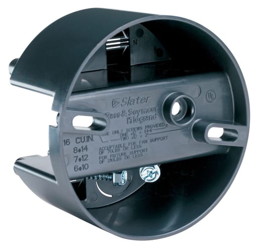 Pass & Seymour / Legrand - Pass & Seymour S116-FAN Ceiling Fan Box w/ Direct Mount