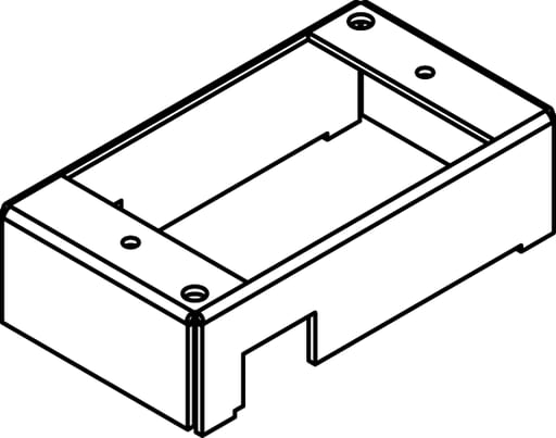The Wiremold Co - Wiremold 1BHA Evolution 6AT-Series Bottom Housing Assembly