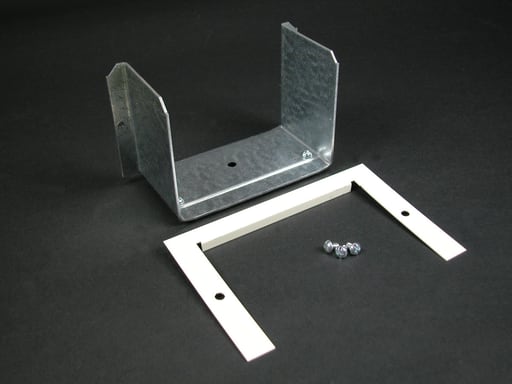 The Wiremold Co - Wiremold G6086 5-3/16" Gray Steel Multiple Channel Raceway Panel Connector
