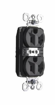 Pass & Seymour / Legrand - P&S PTTR5362BK DUP RECEP TR 20A 125
