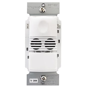 Wattstopper / Legrand - Wattstopper DSW-301-W Dual Technology Wall Switch Occupancy Sensor, 120/277V - White