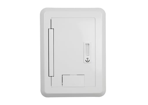 The Wiremold Co - Wiremold EHWBC4-WH Evolution™-Series Black 4 Gang Hinged Wall Box Cover