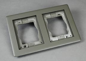 The Wiremold Co - Wiremold 827TCAL-GY Carpet and Tile Flange