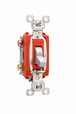 Pass & Seymour / Legrand - Pass & Seymour PS20AC3-GRY 3way Toggle Switch, Back & Side Wire, 20A 120/277V - Gray