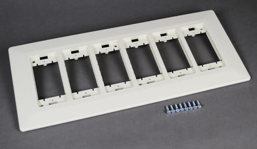 The Wiremold Co - LCAN WSC07-6A SIX GANG DEVICE MNTG