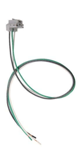 Pass & Seymour / Legrand - Pass & Seymour PTRA6-STRB25 PlugTail™ Connector, Right Angle 25" Stranded