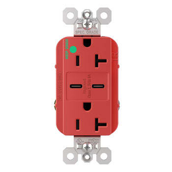 Pass & Seymour / Legrand - P&S TR20HUSBCC6RED 20A 125V HGTR RE