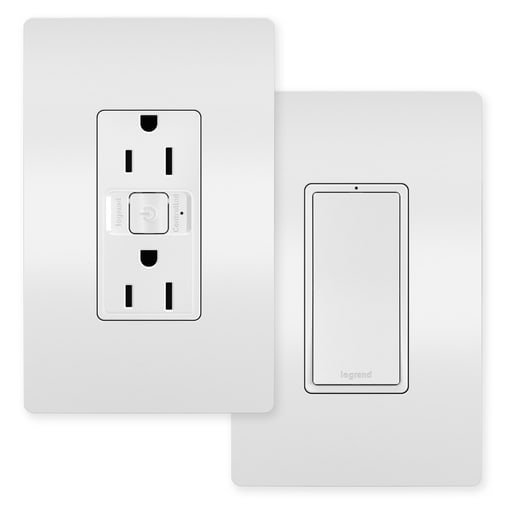 Pass & Seymour / Legrand - P&S WNREZK15WH RADIANT EASY SWITCHE