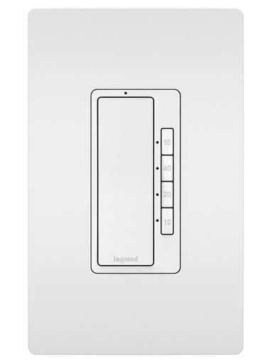 Pass & Seymour / Legrand - Pass & Seymour RT2-W 120V 600W Radiant 4-Button Timer Switch - White