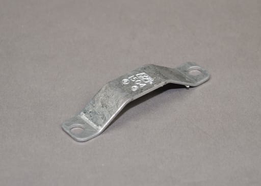 The Wiremold Co - Wiremold 1504 1/2" Galvanized Steel 2-Hole 1-Channel Overfloor Raceway Strap