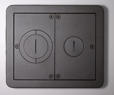 The Wiremold Co - Wiremold FPFFTCGY FPFFTC - FloorPort-Series Furniture Feed Cover Assembly