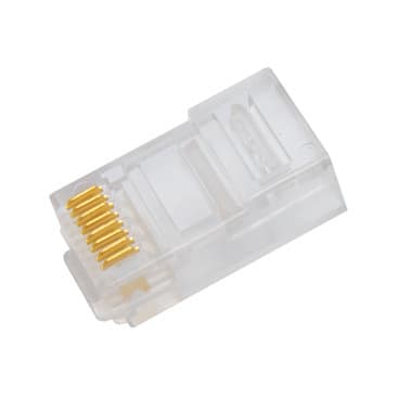 Pass & Seymour / Legrand - On-Q AC345050 Category 5E EZ-RJ45 Connector, Clear (Bag of 50)