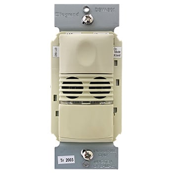 Wattstopper / Legrand - Wattstopper DSW-301-I Dual Technology Wall Switch Occupancy Sensor, 120/277V - Ivory