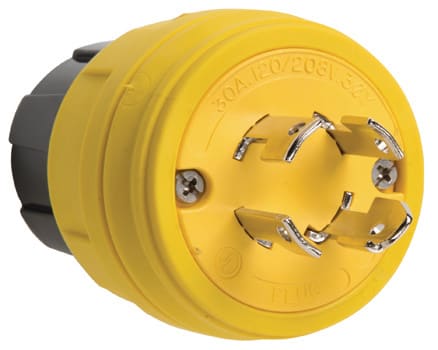 Pass & Seymour / Legrand - P&S 28W09 TL PLUG IP67 4W 30A 120/