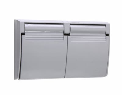Pass & Seymour / Legrand - Pass & Seymour 3780 4.68 x 2.8 Inch 1-Gang Reinforced Thermoplastic Self Closing Weatherproof Box Cover