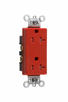 Pass & Seymour / Legrand - P&S TR26362RED TR DECO RECEP 20A 12