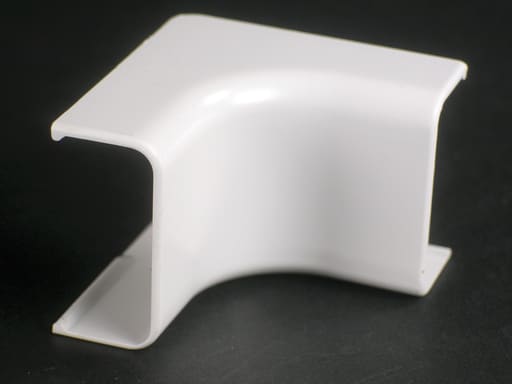 The Wiremold Co - Wiremold 2917 2-1/4" Ivory Non-Metallic 1-Channel 90 Degrees Raceway Internal Elbow